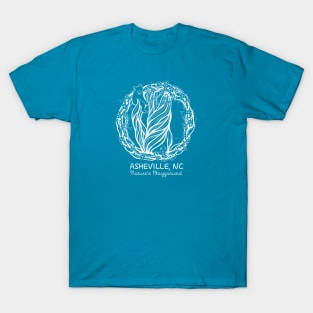 Nature's Playground Asheville, NC - WO TEALBG 05 T-Shirt